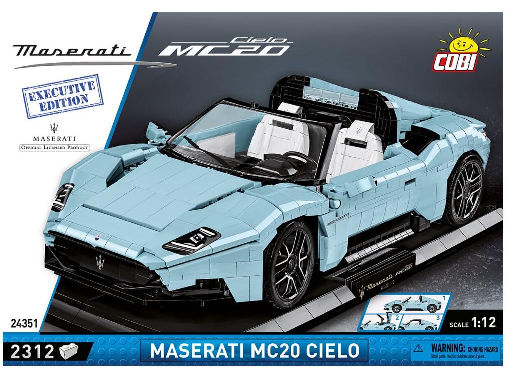Maserati MC20 Cielo Executive Edition (2300 pcs) Cobi Brick Build Kit-Cobi-Diecast Model Centre