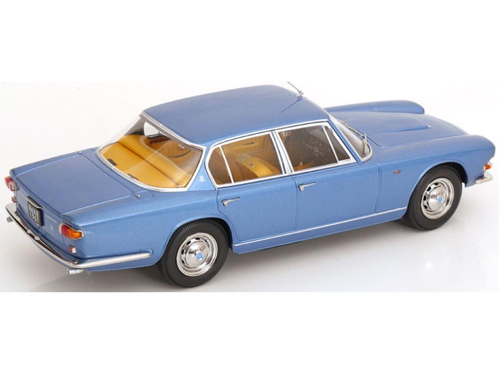 Maserati Quattroporte I 1965 Light Blue Metallic 1:18 Scale Diecast Model Car – KK Scale-KK Scale-Diecast Model Centre