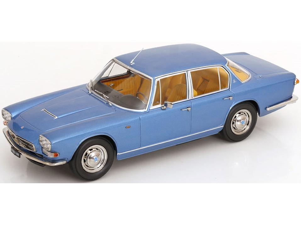 Maserati Quattroporte I 1965 Light Blue Metallic 1:18 Scale Diecast Model Car – KK Scale-KK Scale-Diecast Model Centre