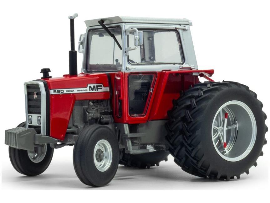 Massey Ferguson 590 2wd Tractor w/Molcon Duals 1:32 Scale Universal Hobbies Diecast Model-Universal Hobbies-Diecast Model Centre