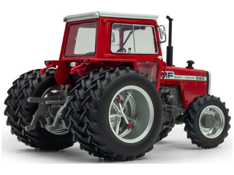 Massey Ferguson 590 4wd Tractor w/Molcon Duals 1:32 Scale Universal Hobbies Diecast Model-Universal Hobbies-Diecast Model Centre