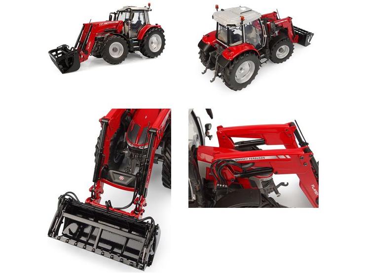 Massey Ferguson 5S.115 Tractor w/Front Loader FL.4121 1:32 Scale Universal Hobbies Diecast Model-Universal Hobbies-Diecast Model Centre
