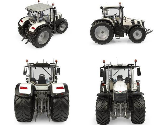 Massey Ferguson 8S.265 Tractor White 1:32 Scale Universal Hobbies Diecast Model-Universal Hobbies-Diecast Model Centre