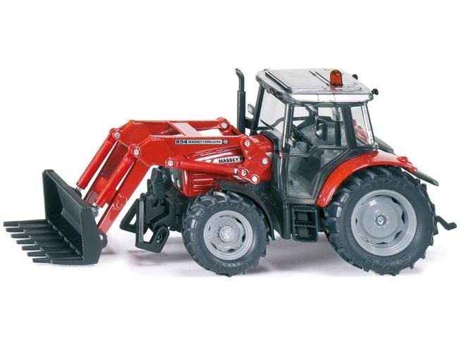 Massey Ferguson Tractor w/Front Loader 1:32 Scale Siku-Siku-Diecast Model Centre