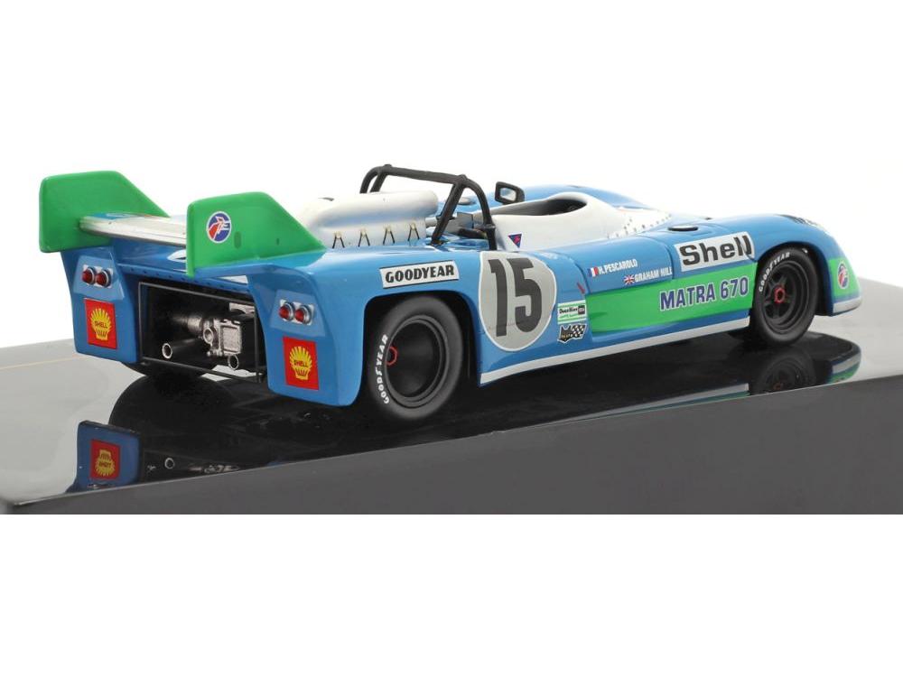 Matra MS670 #15 Winner 24h Le Mans 1972 Pescarolo/Hill 1:43 Scale IXO Diecast Model Car-IXO-Diecast Model Centre
