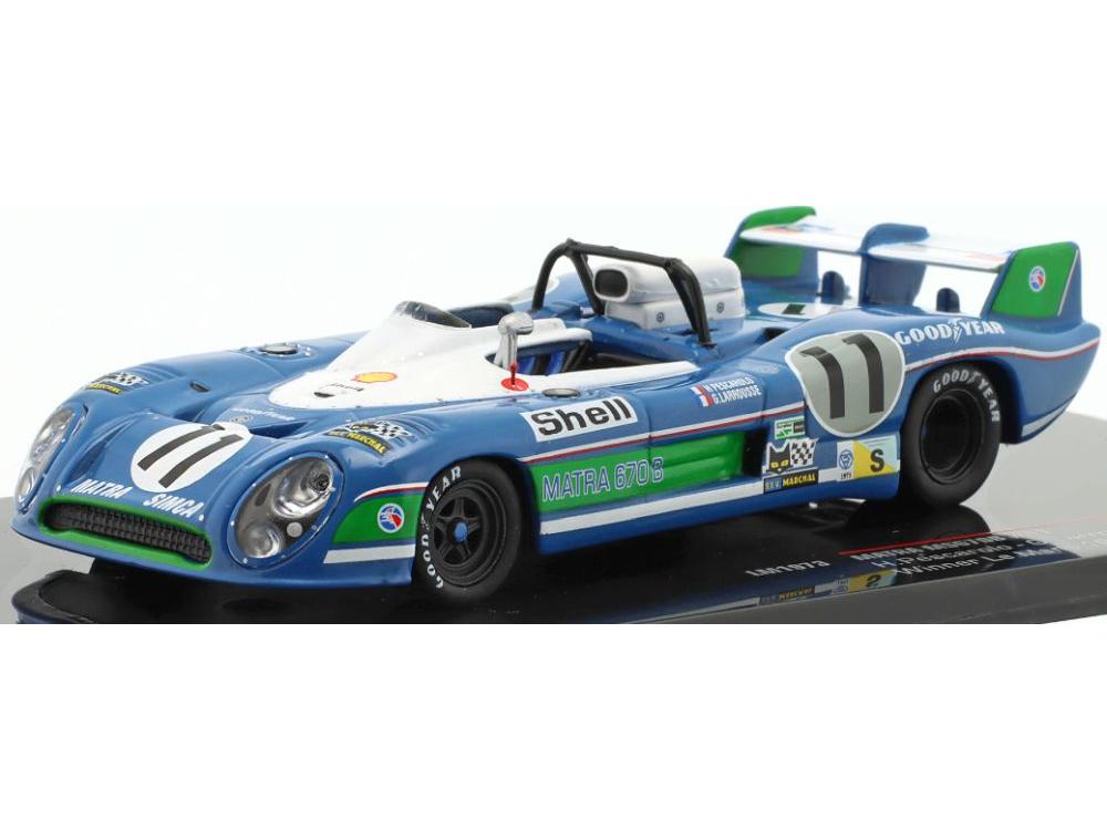 Matra MS670B #11 Winner 24h Le Mans 1973 Pescarolo/Larrousse 1:43 Scale IXO Diecast Model Car-IXO-Diecast Model Centre