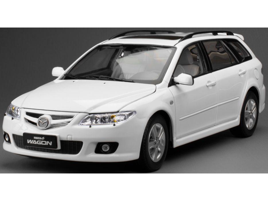 Mazda 6 Estate Glacier White 1:18 Scale Diecast Model Car – Sun Star-Sun Star-Diecast Model Centre