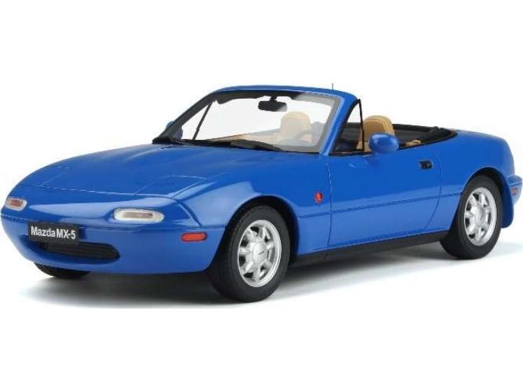 Mazda MX-5 1990 Blue 1:18 Scale OttOmobile Resin Model-OttOmobile-Diecast Model Centre