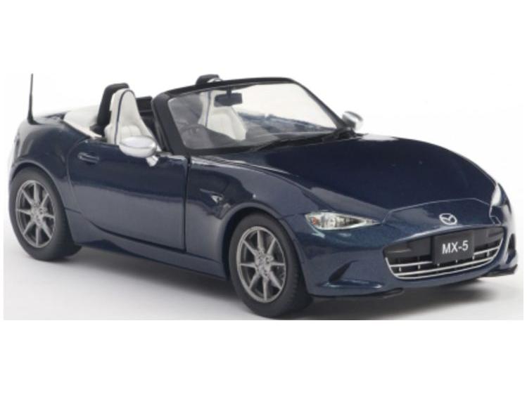 Mazda MX-5 2019 Dark Blue 1:24 Scale WhiteBox Diecast Model