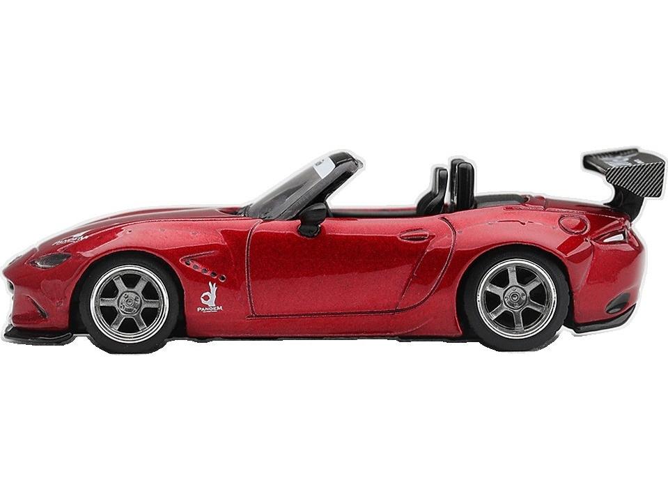 Mazda Miata MX-5 (ND) Pandem Kodo Red (LHD) Blister Packaging 1:64 Scale Diecast Car – MINI GT-MINI GT-Diecast Model Centre