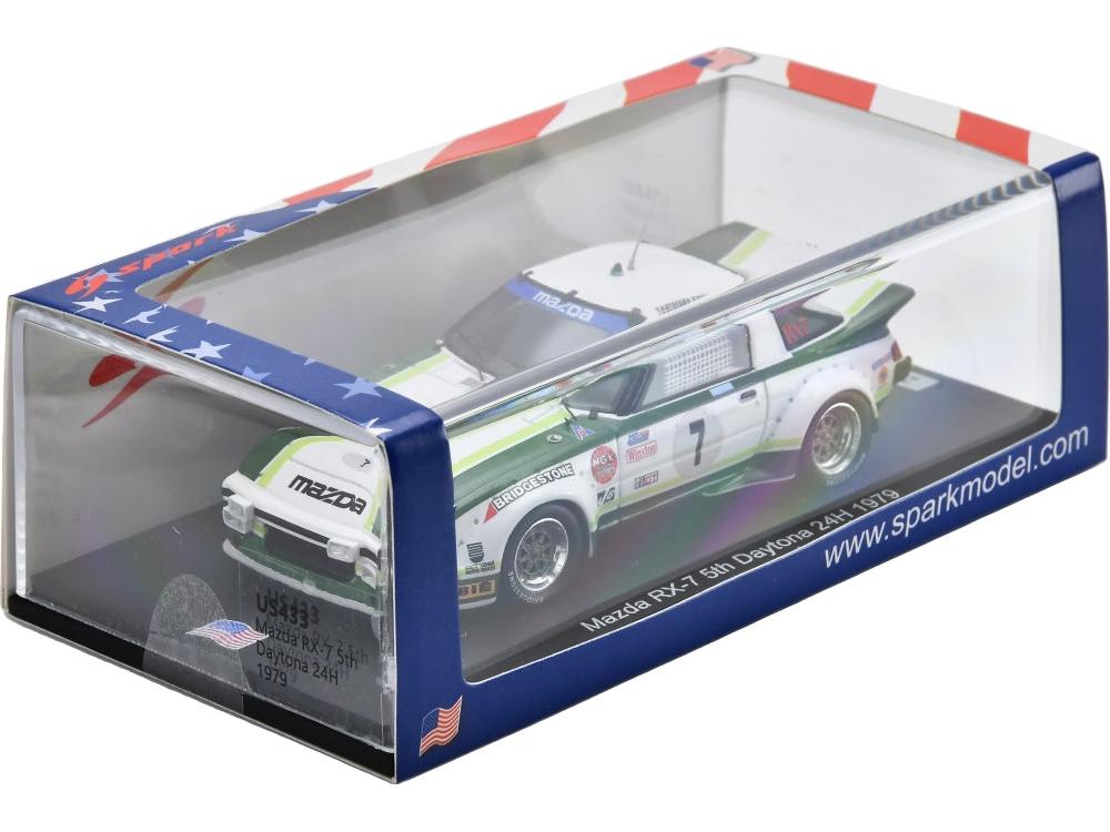 Mazda RX-7 #7 5th Daytona 24H Katayama Terrada/Yorino 1979 Limited 300pcs 1:43 Scale Resin Car – Spark-Spark-Diecast Model Centre