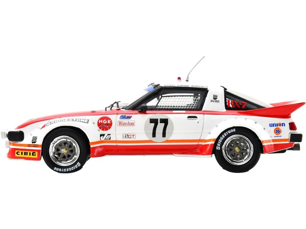 Mazda RX-7 #77 6th Daytona 24H 1979 Mandeville/Johnson/Bohren Limited 300pcs 1:43 Scale Resin Car – Spark-Spark-Diecast Model Centre