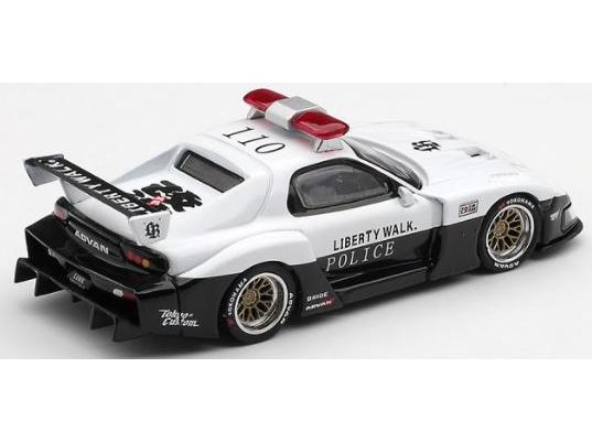 Mazda RX-7 LB-Super Silhouette Police (RHD) Blister Packaging 1:64 Scale Diecast Model Car – MINI GT-MINI GT-Diecast Model Centre