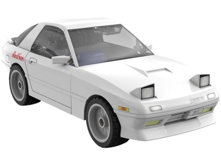 Mazda RX7 FC Brick Builder White (66pcs) Cada Kit-Cada-Diecast Model Centre