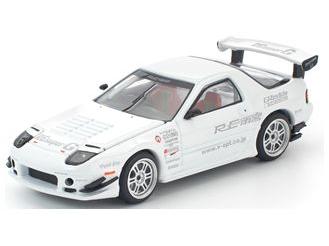 Mazda RX7 FC3S Re-Amemiya White 1:64 Scale Pop Race Diecast Model Car-Pop Race-Diecast Model Centre