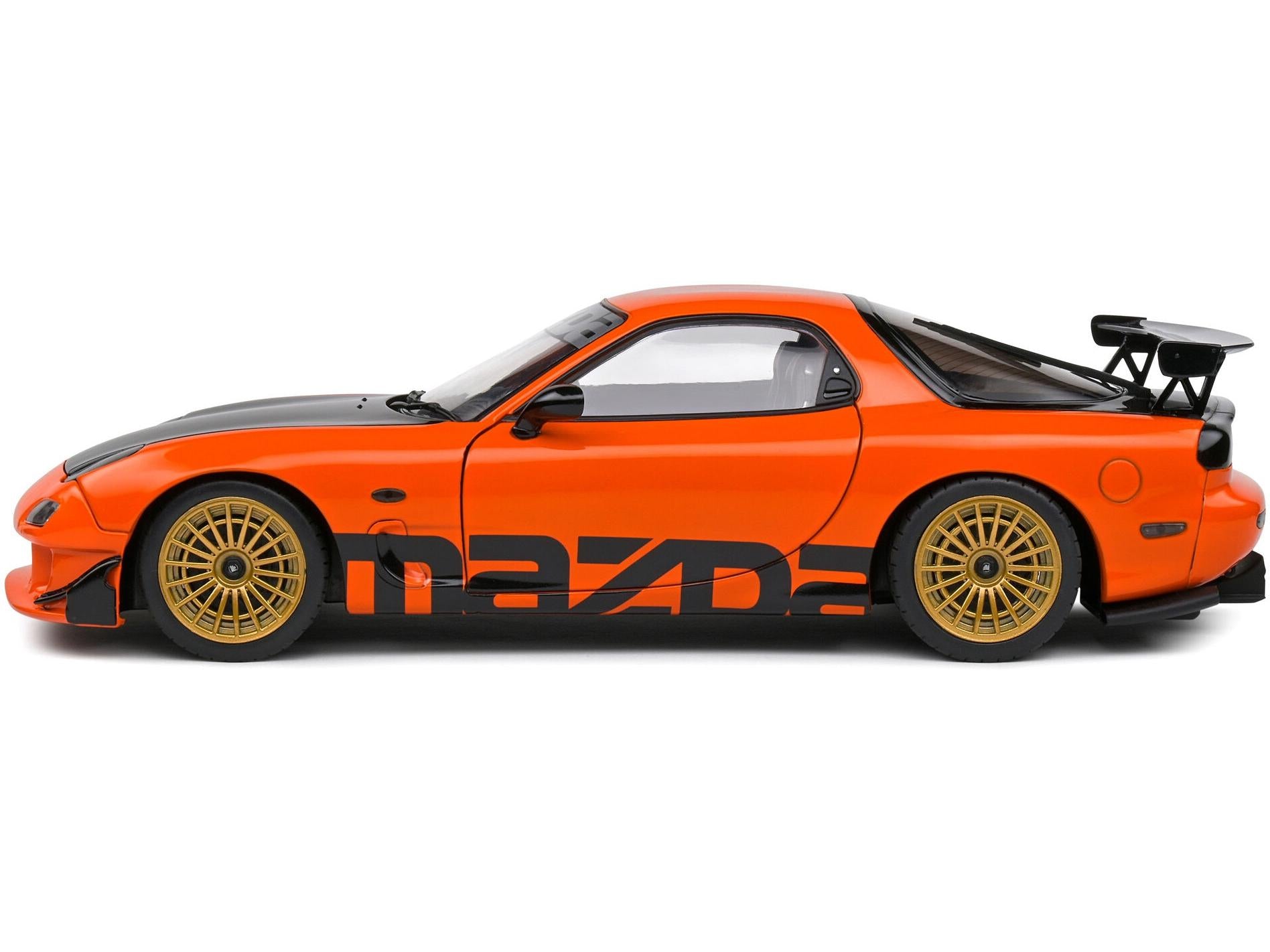 Mazda RX7 FD3RS Solido Works Orange 1999 1:18 Scale Diecast Model Car – Solido-Solido-Diecast Model Centre
