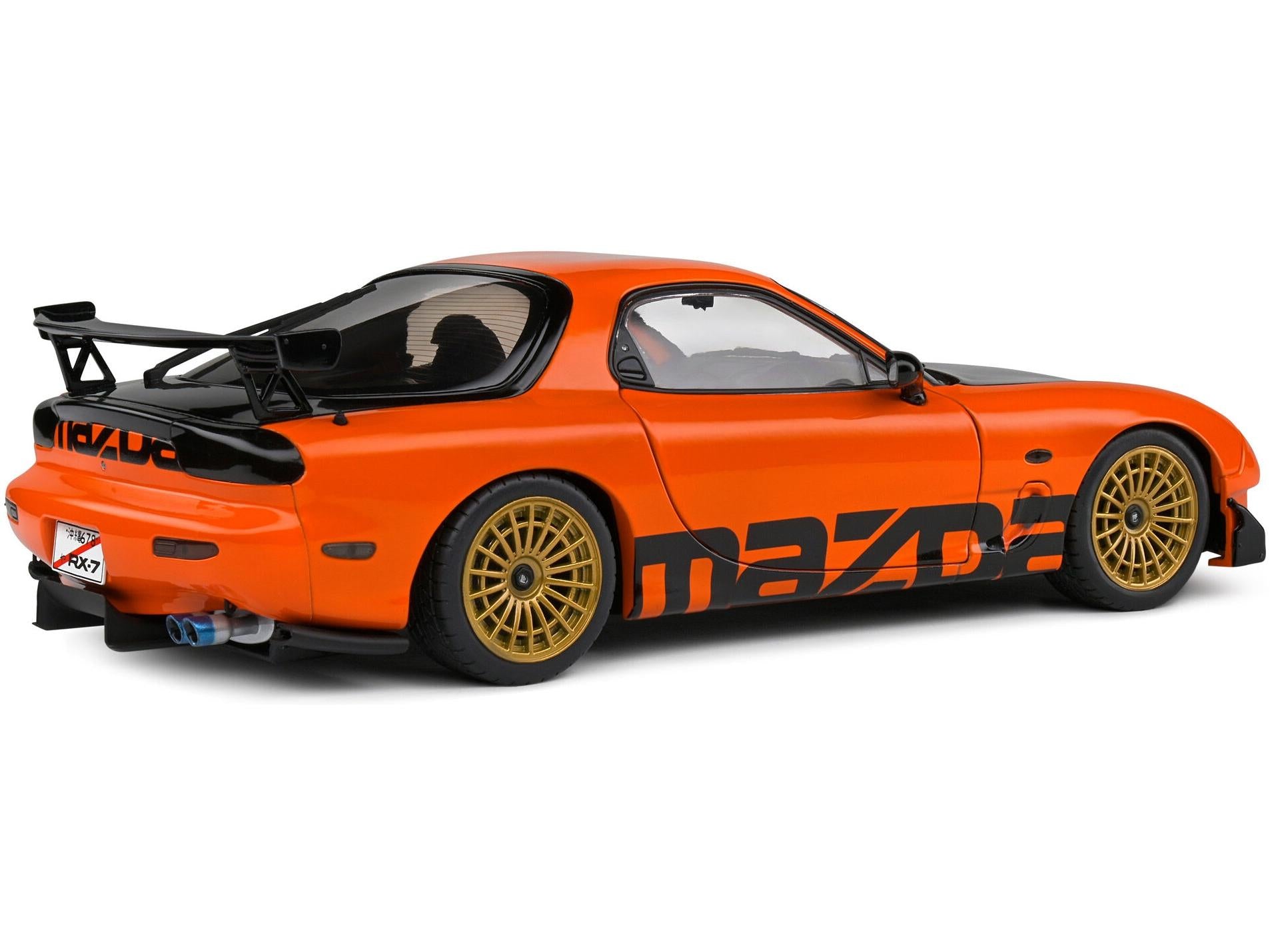 Mazda RX7 FD3RS Solido Works Orange 1999 1:18 Scale Diecast Model Car – Solido-Solido-Diecast Model Centre