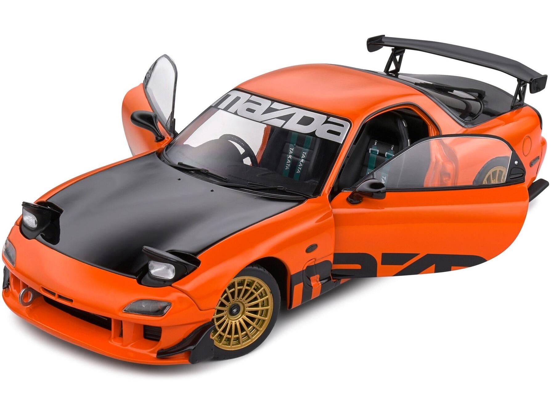 Mazda RX7 FD3RS Solido Works Orange 1999 1:18 Scale Diecast Model Car – Solido-Solido-Diecast Model Centre