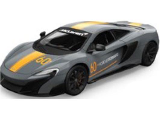 McLaren 675LT Grey 60th Anniversary Edition 1:24 Scale Welly Diecast Model-Welly-Diecast Model Centre