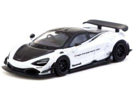 McLaren 720S LB-Works White/Black 1:64 Scale Tarmac Works Diecast Model Car-Tarmac Works-Diecast Model Centre