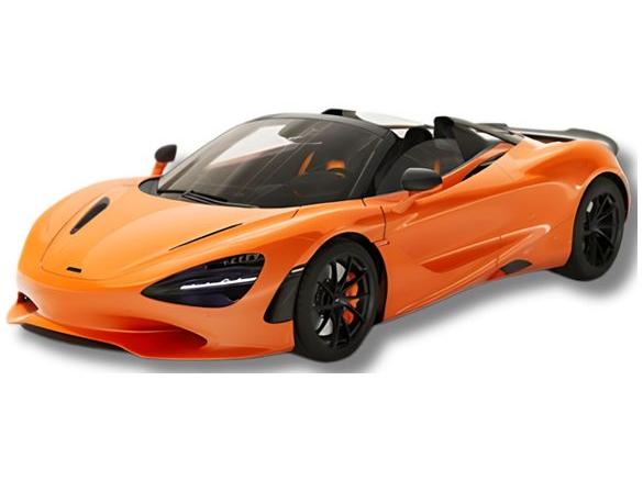 McLaren 750S Spider Orange 2024 1:18 Scale GT Spirit Resin Model Car-GT Spirit-Diecast Model Centre