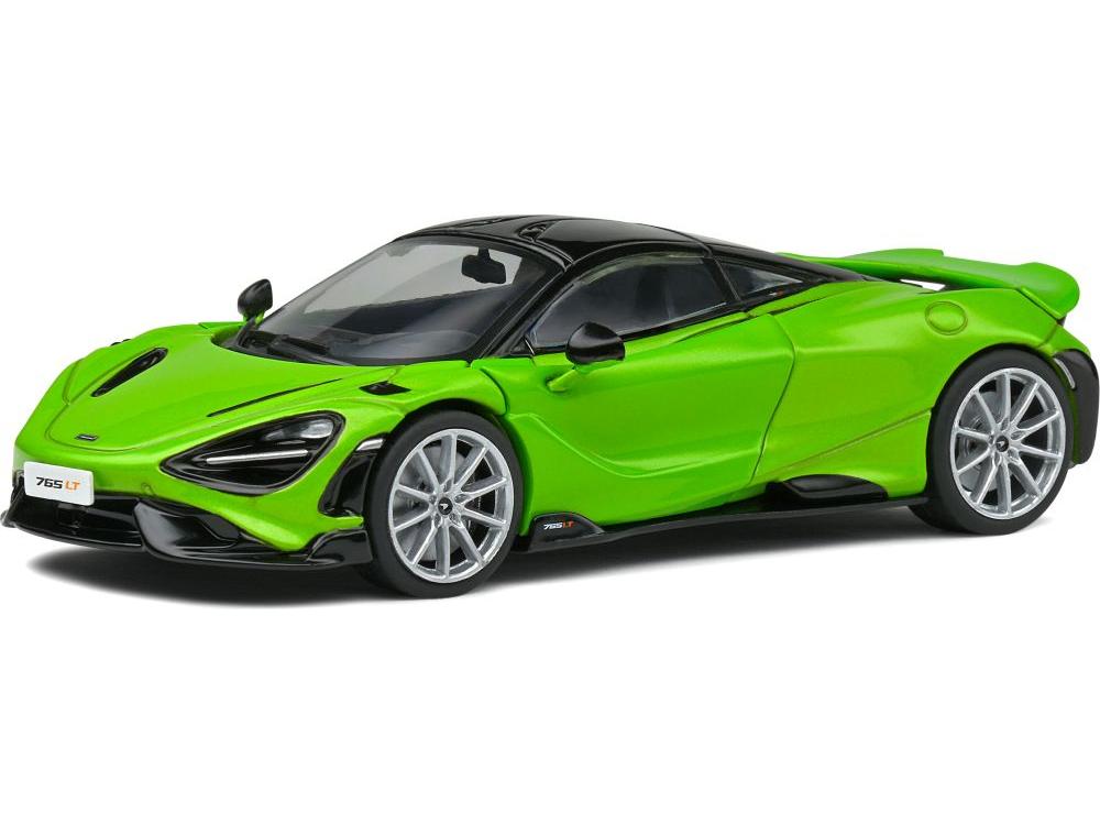 McLaren 765 LT 2020 Green Metallic 1:43 Scale Solido Diecast Model-Solido-Diecast Model Centre