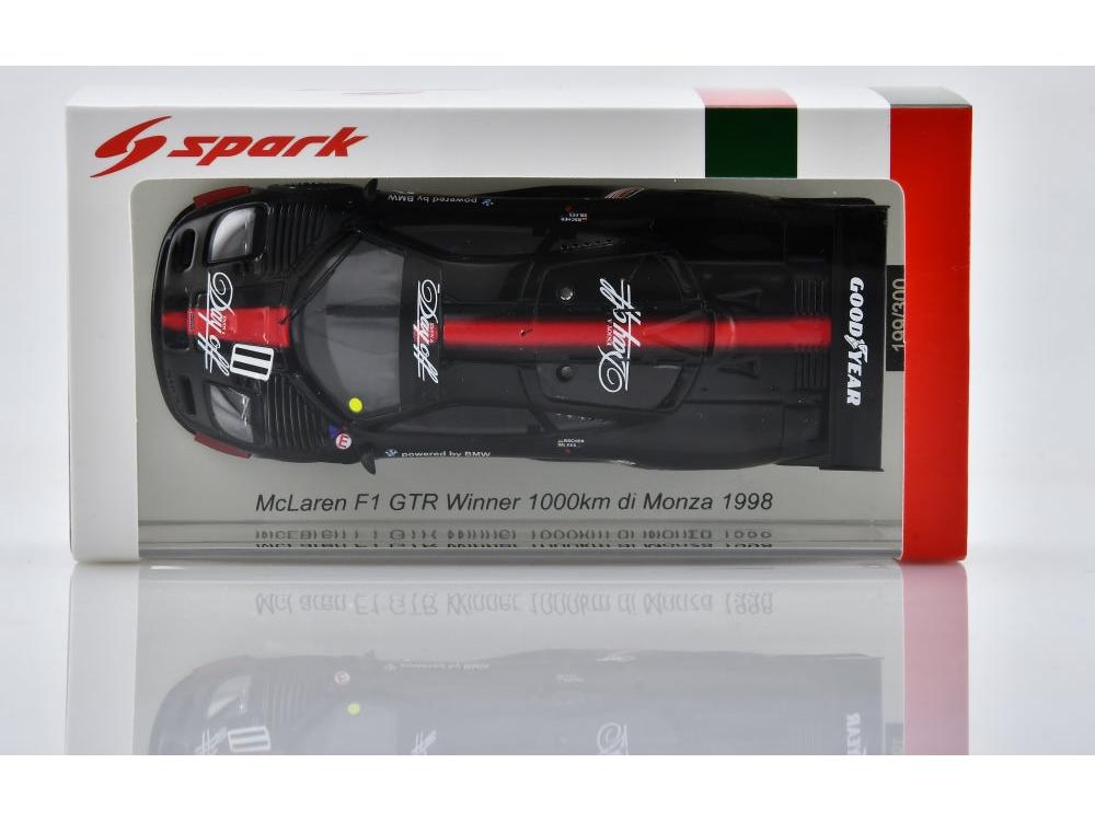 McLaren F1 GTR #11 Winner 1000km di Monza 1998 T. Bscher/G. Lees Limited 300pcs 1:43 Scale Resin Car – Spark-Spark-Diecast Model Centre