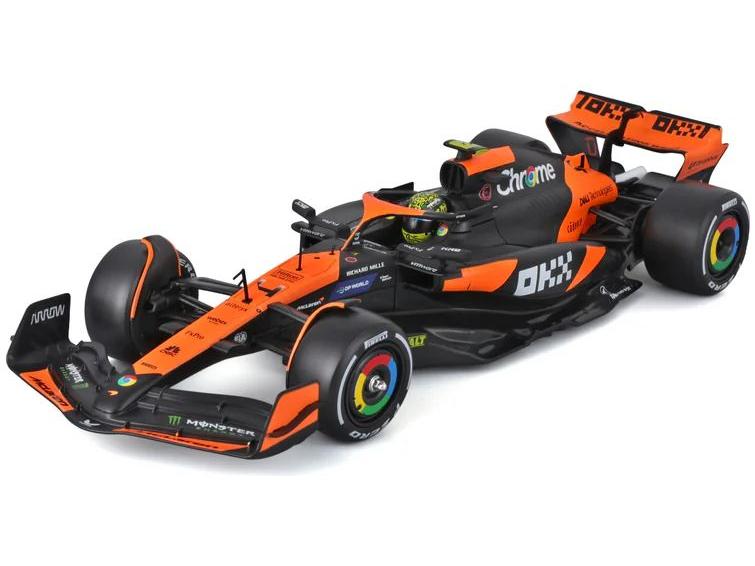 McLaren F1 Team MCL38 #4 Lando Norris F1 2024 1:24 Scale Bburago Model Car