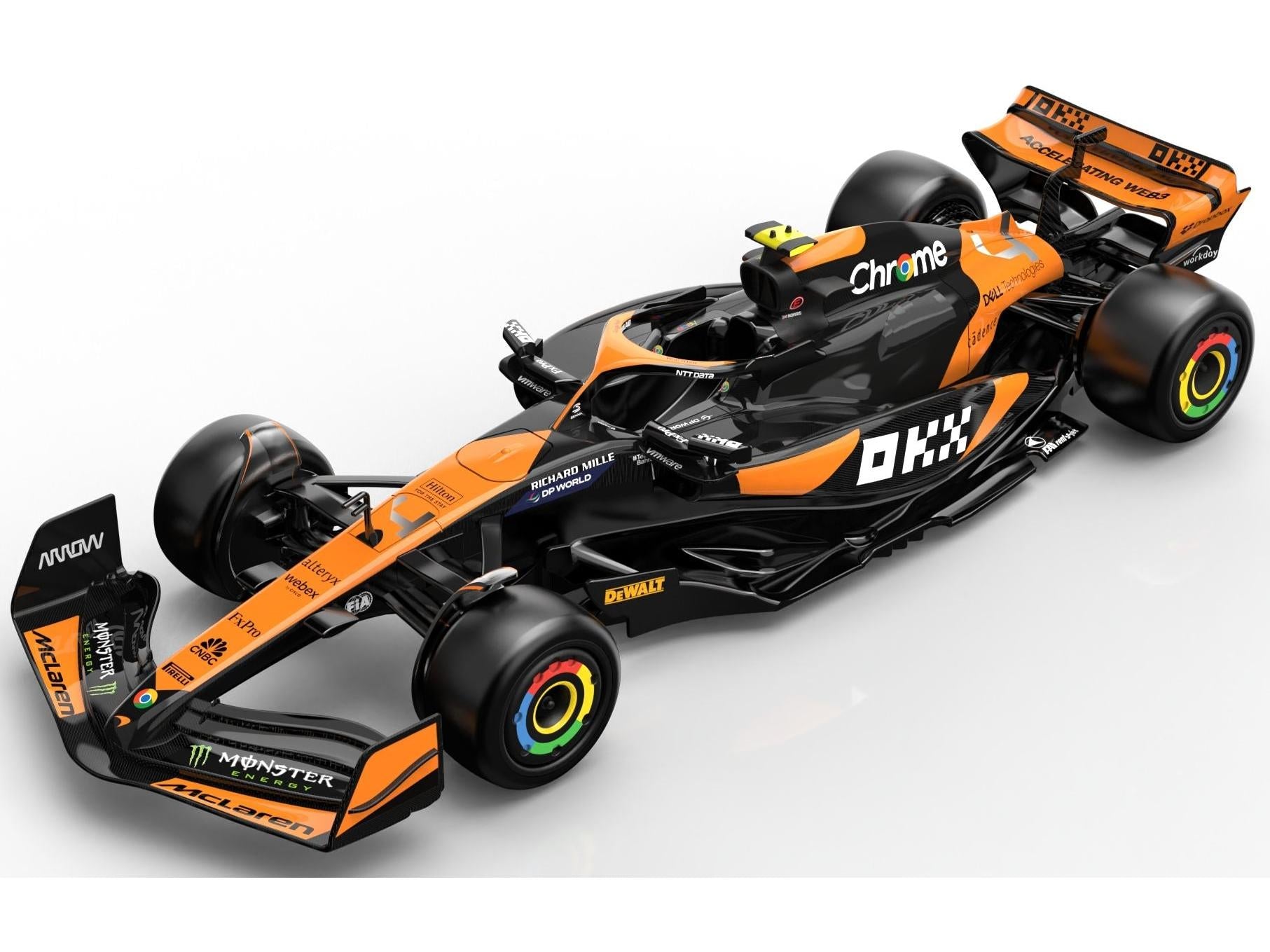 McLaren F1 Team MCL38 #4 Lando Norris F1 2024 1:24 Scale CMJ - Jian Feng Juan Toys Diecast Model Car-CMJ - Jian Feng Juan Toys-Diecast Model Centre