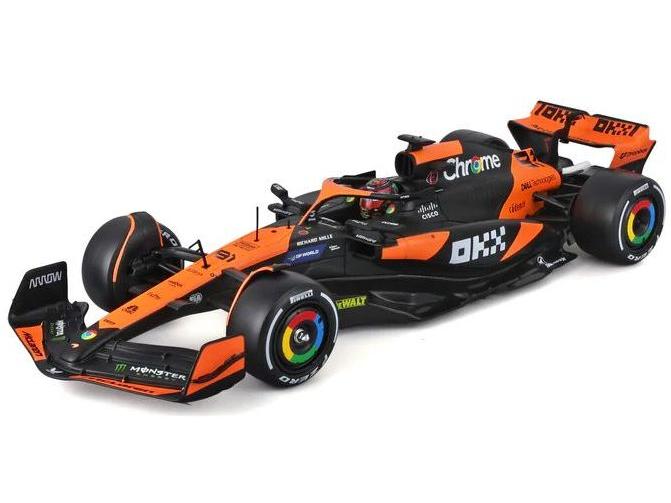 McLaren F1 Team MCL38 #81 Oscar Piastri F1 2024 1:24 Scale Bburago Model Car