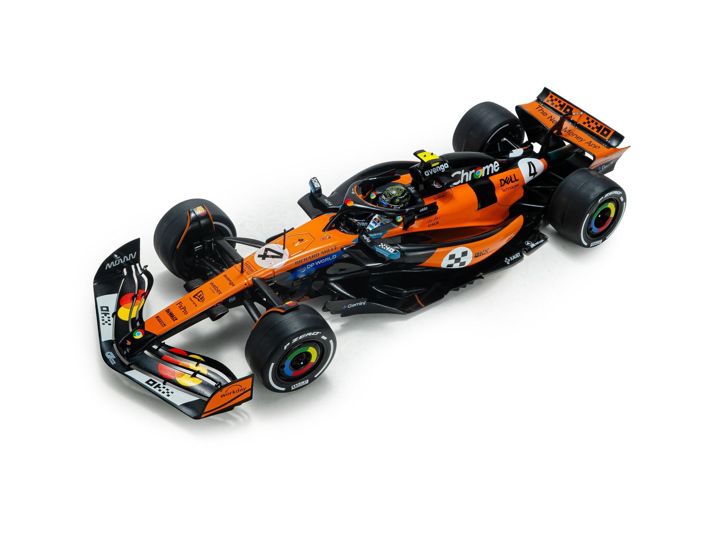 McLaren MCL39 F1 Monaco GP 2025 #4 Lando Norris 1:18 Scale Solido Diecast Model Car-Solido-Diecast Model Centre
