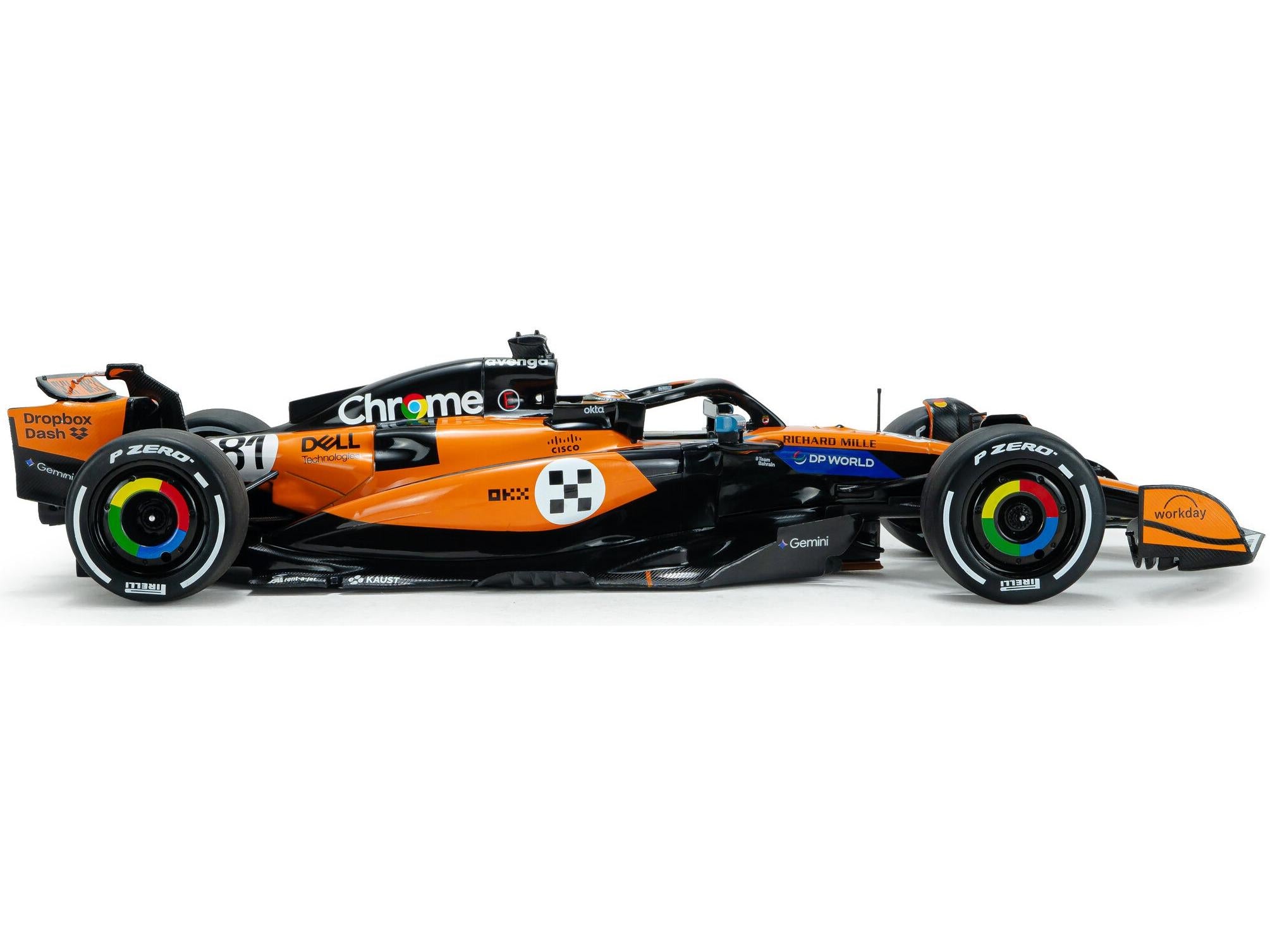McLaren MCL39 F1 Monaco GP 2025 #81 Oscar Piastri 1:18 Scale Diecast Model Car – Solido-Solido-Diecast Model Centre