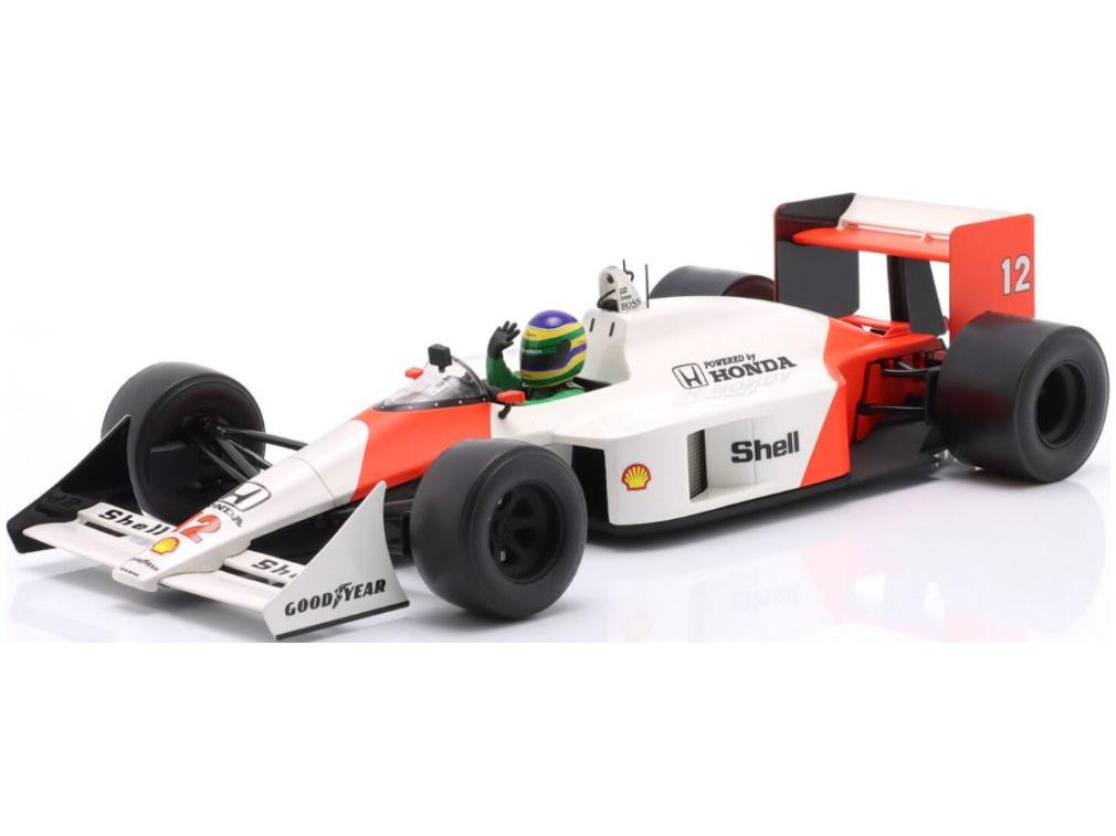 McLaren MP4/4 F1 Demo Run Interlagos 2019 #12 Bruno Senna 1:18 Scale Diecast Model Car – Werk83-Werk83-Diecast Model Centre