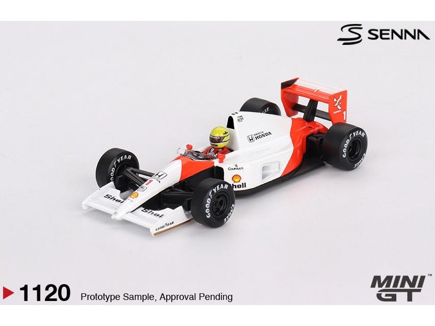 McLaren MP4/6 #1 2nd F1 Japanese GP 1991 Ayrton Senna 1:64 Scale Diecast Car – MINI GT-MINI GT-Diecast Model Centre