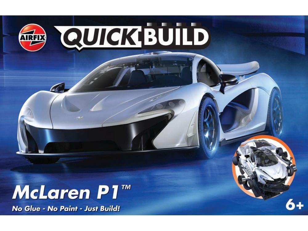 McLaren P1 - White Airfix QUICKBUILD Plastic Kit-Airfix-Diecast Model Centre