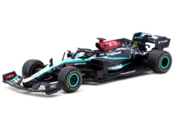 Mercedes-AMG F1 W12 E New York Demo Run 2024 Lewis Hamilton 1:64 Scale Tarmac Works Diecast Model Car-Tarmac Works-Diecast Model Centre
