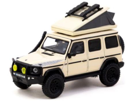 Mercedes-AMG G63 Camping Beige 1:64 Scale Tarmac Works Diecast Model-Tarmac Works-Diecast Model Centre