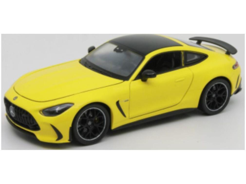 Mercedes-AMG GT Yellow/Black 1:24 Scale Welly Diecast Model Car-Welly-Diecast Model Centre