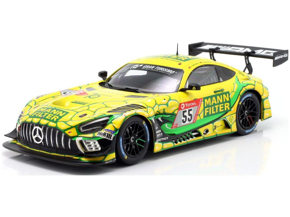Mercedes-AMG GT3 Mamba #55 24H Nurburgring 2022 Landgraf Assenheimer/Trefz/Baumann 1:18 Scale IXO Diecast Model Car-IXO-Diecast Model Centre
