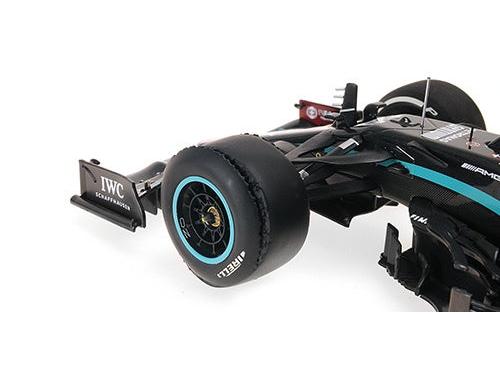Mercedes-AMG W11 EQ Performance(Flat Tyre) F1 British GP 2020 Lewis Hamilton 1:18 Scale Diecast Car – Minichamps-Minichamps-Diecast Model Centre