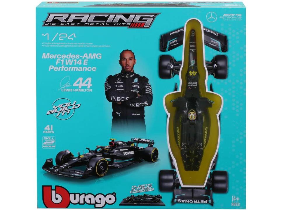 Mercedes-AMG W14 F1 2023 Hamilton Metal Kit 1:24 Scale Maisto-Maisto-Diecast Model Centre