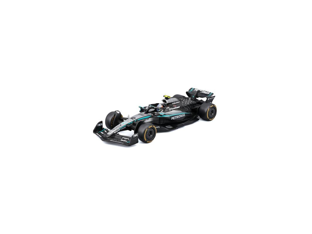 Mercedes-AMG W16 F1 2025 #12 Kimi Antonelli w/Helmet 1:43 Scale Bburago Diecast Model Car-Bburago-Diecast Model Centre