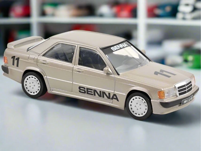 ミニカー Ayrton Senna Mercedes-Benz 190E 1/43 MERCEDES-BENZ 190E 2.3-16 #11 AYRTON SENNA W/ FIGURE RACE OF