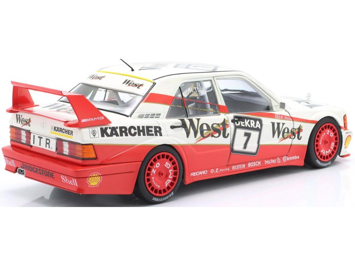 Mercedes-Benz 190E 2.5-16 Evo II DTM 1991 #7 Kurt Thiim 1:18 Scale Diecast Model Car – Werk83-Werk83-Diecast Model Centre