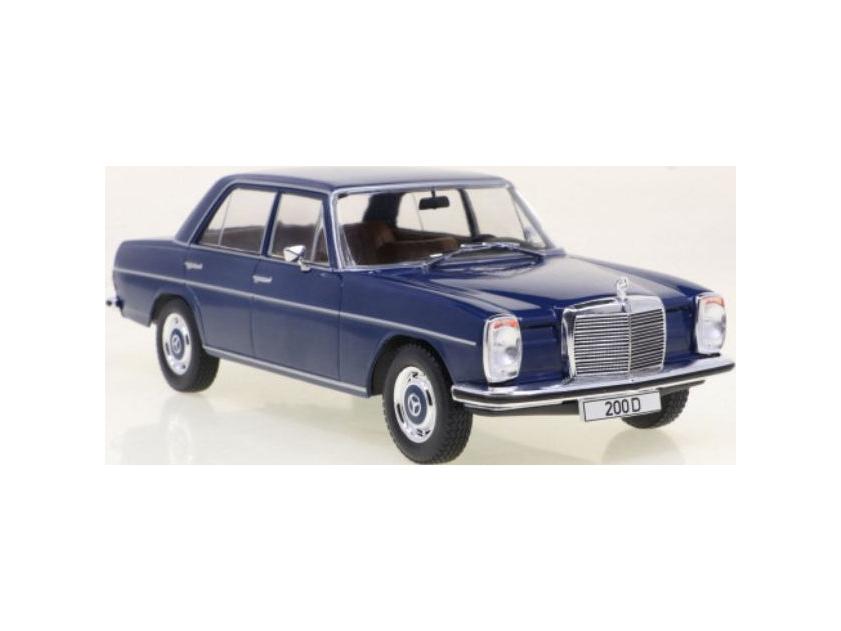 Mercedes 200 D (W115) 1968 dark blue - 1:24 Scale Diecast Model Car-WhiteBox-Diecast Model Centre