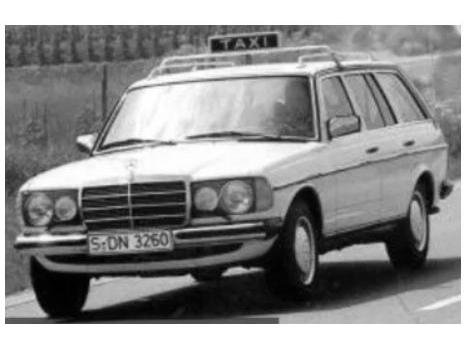 Mercedes-Benz 200T (S123) 1979 Taxi (D) 1:43 Scale IXO Diecast Model Car-IXO-Diecast Model Centre