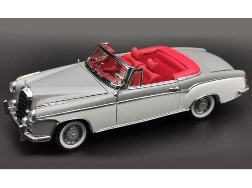 Mercedes-Benz 220 SE Cabriolet (W180 II) Blue White 1958 Geoffnetes Verdeck 1:18 Scale Sun Star Diecast Model Car-Sun Star-Diecast Model Centre