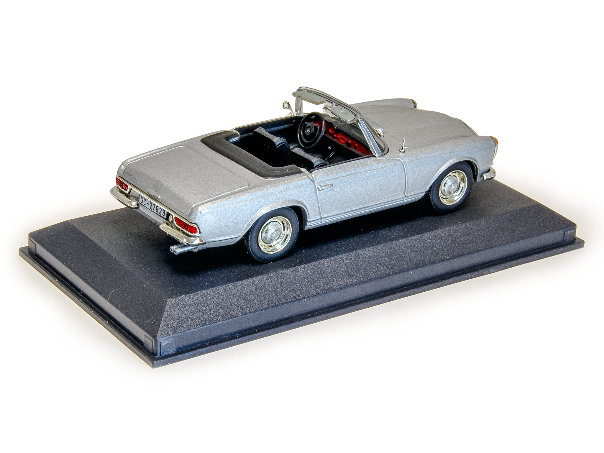 Mercedes-Benz 230 SL Silver 1:43 Scale Diecast Model-Unbranded-Diecast Model Centre