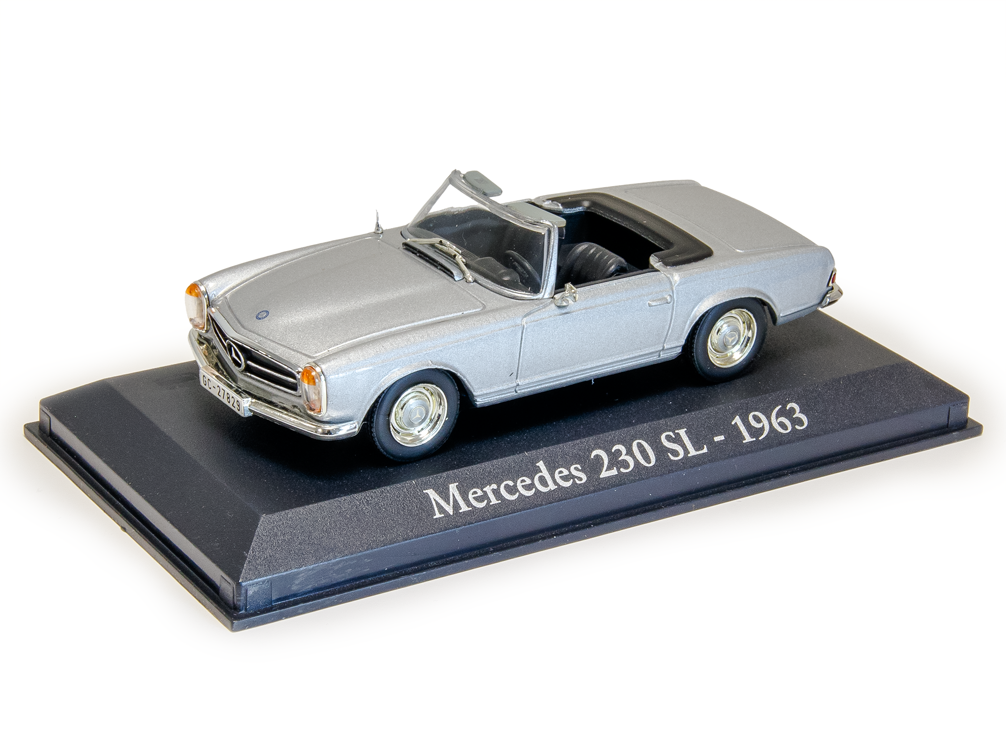 Mercedes-Benz 230 SL Silver 1:43 Scale Diecast Model-Unbranded-Diecast Model Centre