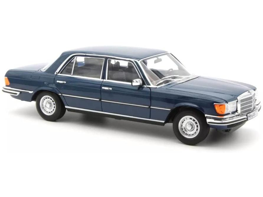 Mercedes-Benz 350 SEL Hansa Blue 1979 1:18 Scale Diecast Car – Norev-Norev-Diecast Model Centre